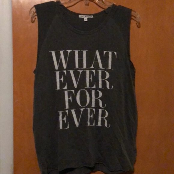 Junk Food Clothing Tops - Junk food top L whatever for ever